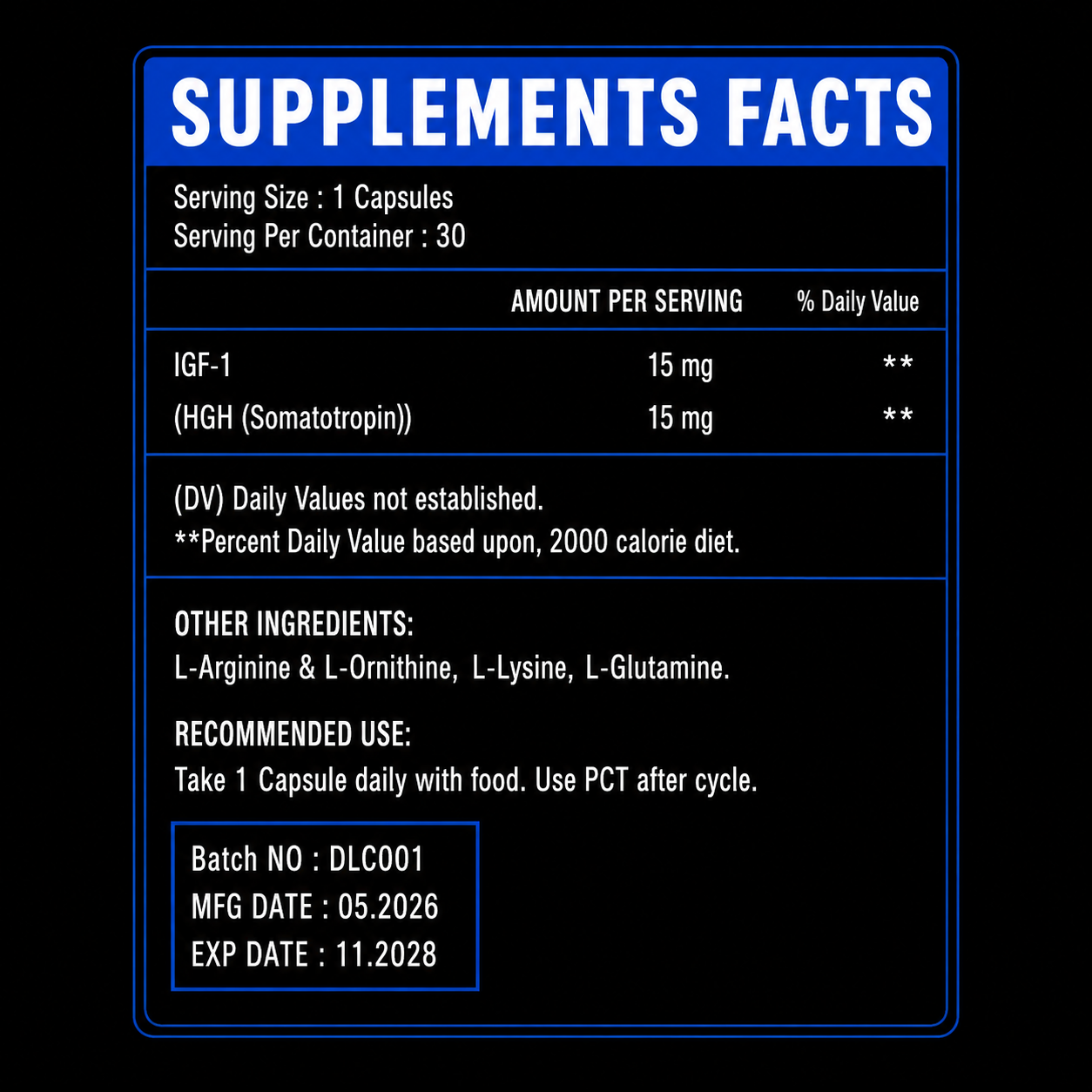 Supplement Facts